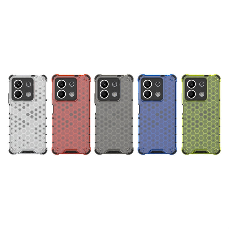 For Redmi Note 13 Shockproof Honeycomb Phone Case(Green) - Note 13 Cases by PMC TechLife | Online Shopping South Africa | PMC TechLife | Buy Now Pay Later Mobicred