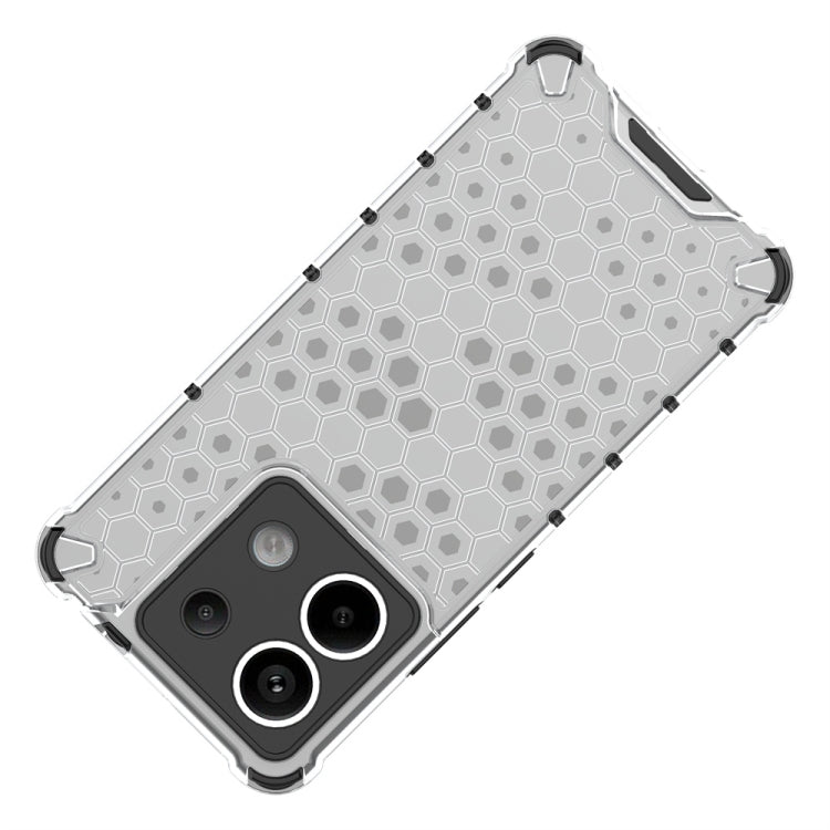 For Redmi Note 13 Pro 5G Shockproof Honeycomb Phone Case(Red) - Note 13 Pro Cases by PMC TechLife | Online Shopping South Africa | PMC TechLife