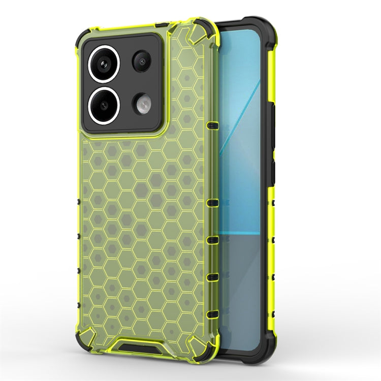 For Redmi Note 13 Pro 5G Shockproof Honeycomb Phone Case(Green) - Note 13 Pro Cases by PMC TechLife | Online Shopping South Africa | PMC TechLife