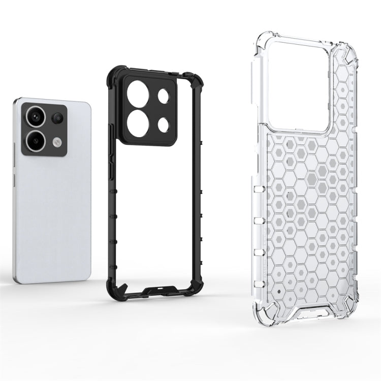 For Redmi Note 13 Pro 5G Shockproof Honeycomb Phone Case(Green) - Note 13 Pro Cases by PMC TechLife | Online Shopping South Africa | PMC TechLife