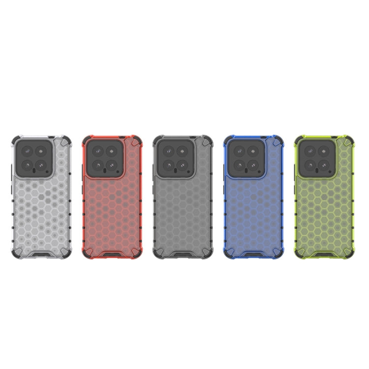 For Xiaomi 14 Shockproof Honeycomb Phone Case(White) - 14 Cases by PMC TechLife | Online Shopping South Africa | PMC TechLife | Buy Now Pay Later Mobicred