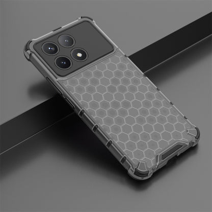 For Redmi K70 Pro Shockproof Honeycomb Phone Case(Black) - K70 Pro Cases by PMC Jewellery | Online Shopping South Africa | PMC Jewellery | Buy Now Pay Later Mobicred