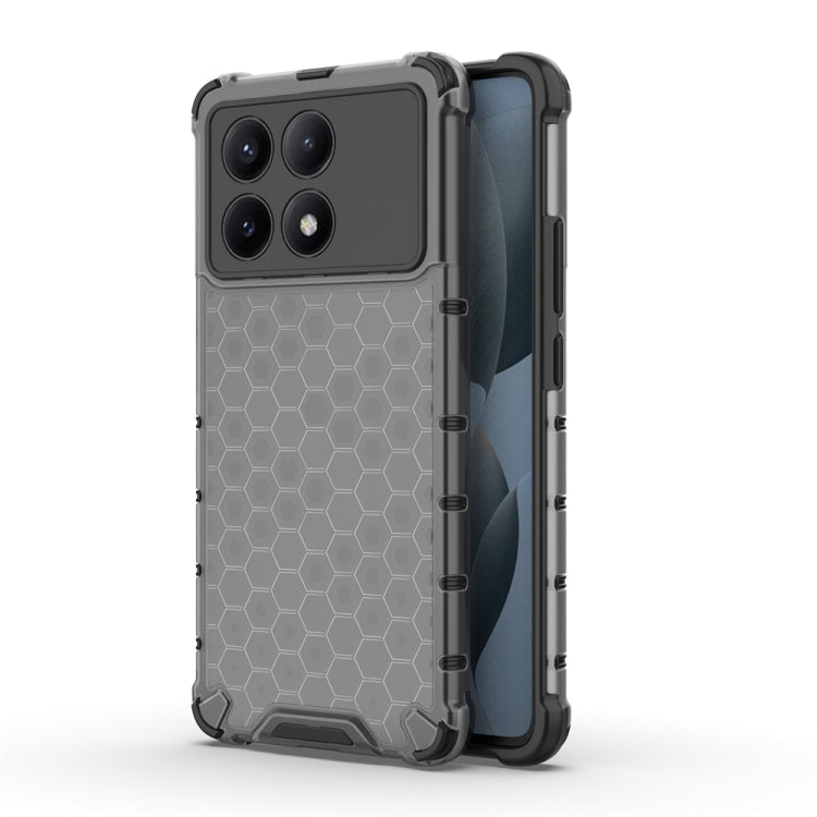 For Redmi K70E Shockproof Honeycomb Phone Case(Black) - K70E Cases by PMC Jewellery | Online Shopping South Africa | PMC Jewellery | Buy Now Pay Later Mobicred