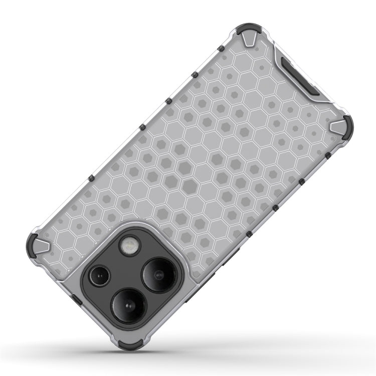 For Redmi Note 13 4G Global Shockproof Honeycomb Phone Case(Green) - Xiaomi Cases by PMC TechLife | Online Shopping South Africa | PMC TechLife | Buy Now Pay Later Mobicred