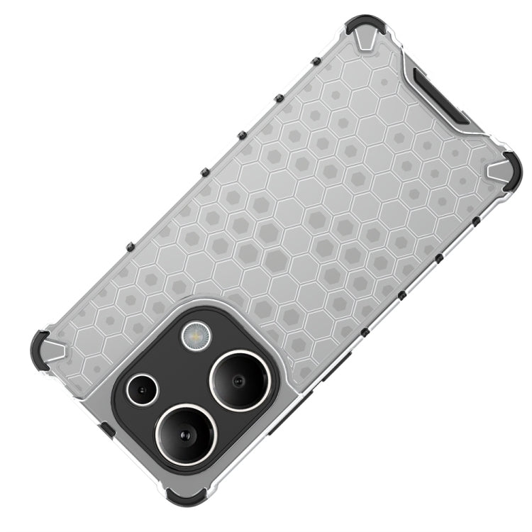 For Redmi Note 13 Pro 4G Shockproof Honeycomb Phone Case(Blue) - Note 13 Pro Cases by PMC TechLife | Online Shopping South Africa | PMC TechLife | Buy Now Pay Later Mobicred