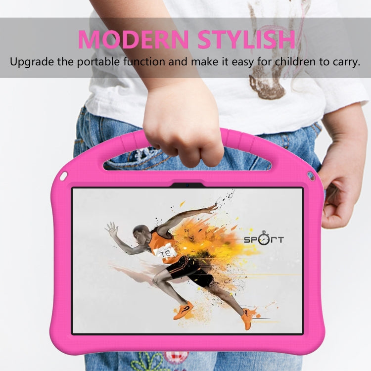 For Lenovo Tab M10 5G 2023 EVA Shockproof Tablet Case with Holder(Rose Red) - Lenovo by PMC TechLife | Online Shopping South Africa | PMC TechLife | Buy Now Pay Later Mobicred