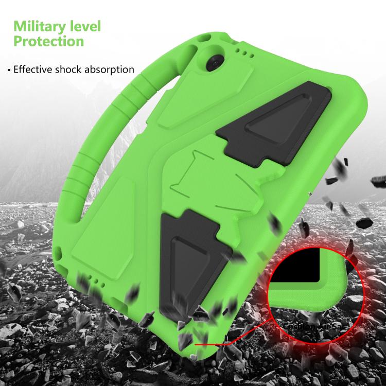 For Lenovo Tab TB-311 / WIFI 10.1 2025 EVA Shockproof Tablet Case with Holder(Green) - Lenovo by PMC TechLife | Online Shopping South Africa | PMC TechLife | Buy Now Pay Later Mobicred