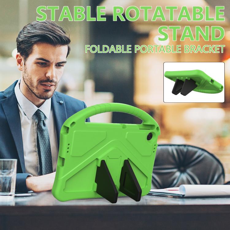 For Lenovo Tab TB-311 / WIFI 10.1 2025 EVA Shockproof Tablet Case with Holder(Green) - Lenovo by PMC TechLife | Online Shopping South Africa | PMC TechLife | Buy Now Pay Later Mobicred