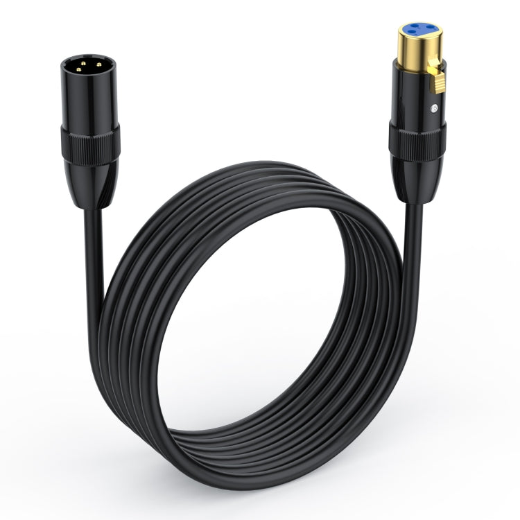 JUNSUNMAY XLR Male to Female Mic Cord 3 Pin Audio Cable Balanced Shielded Cable, Length:15m - Microphone Audio Cable & Connector by JUNSUNMAY | Online Shopping South Africa | PMC Jewellery | Buy Now Pay Later Mobicred