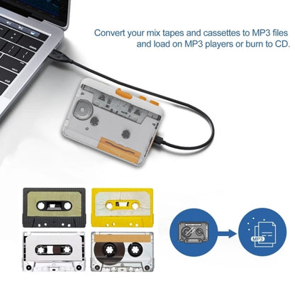 EZCAP 218SP Clear Stereo Walkman Cassette Player Portable Cassette Tape to MP3 Converter - Tape Converter by Ezcap | Online Shopping South Africa | PMC Jewellery | Buy Now Pay Later Mobicred