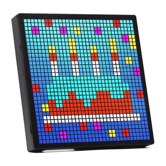 ID32 Advertising Desktop Dynamic Alarm Clock Pixel Screen Display IDM Art Cyberpunk Style Cartoon Screen - LED Billboard by PMC Jewellery | Online Shopping South Africa | PMC Jewellery | Buy Now Pay Later Mobicred