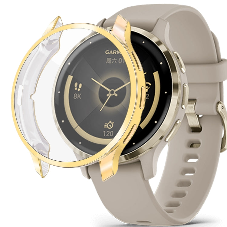 For Garmin Venu 3S TPU All-Inclusive Watch Protective Case(Transparent) - Watch Cases by PMC TechLife | Online Shopping South Africa | PMC TechLife