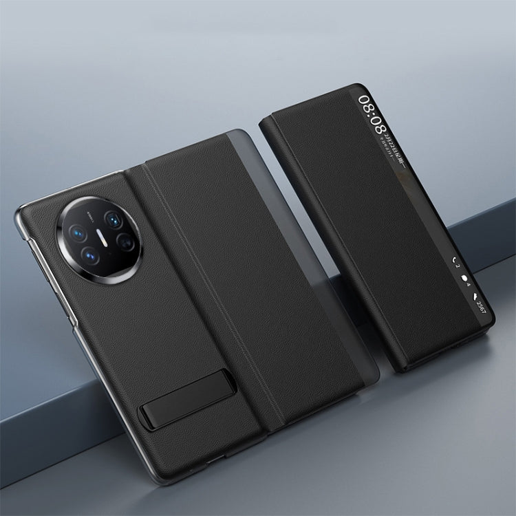 For Huawei Mate X5 All-inclusive Shockproof Phone Case with Holder(Indigo) - Huawei Cases by PMC TechLife | Online Shopping South Africa | PMC TechLife | Buy Now Pay Later Mobicred