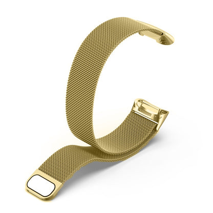 For Fitbit Charge 6 Milan Magnetic Metal Steel Mesh Watch Band(Gold) - Watch Bands by PMC Jewellery | Online Shopping South Africa | PMC Jewellery | Buy Now Pay Later Mobicred