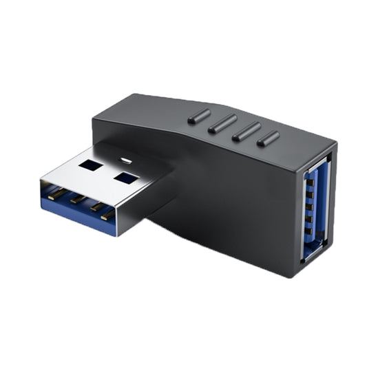 ENKAY USB 3.0 Adapter 90 Degree Angle Male to Female Combo Coupler Extender Connector, Angle:Horizontal Left - USB 3.0 by ENKAY | Online Shopping South Africa | PMC Jewellery | Buy Now Pay Later Mobicred