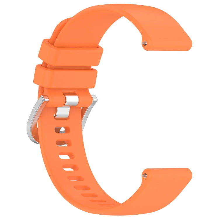 For Garmin Venu SQ2 Liquid Glossy Silver Buckle Silicone Watch Band(Orange) - free shipping - PMC TechLife - Order now!