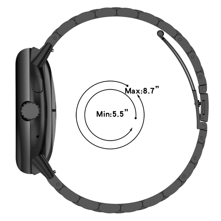 For Google Pixel Watch 2 Three Bead Stainless Steel Metal Watch Band(Silver) - free shipping - PMC TechLife - Order now!