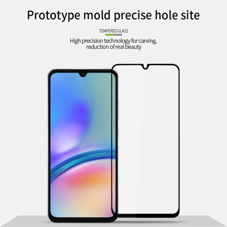 For Samsung Galaxy A05 MOFI 9H 2.5D Full Screen Tempered Glass Film(Black) - free shipping - PMC TechLife - Order now!