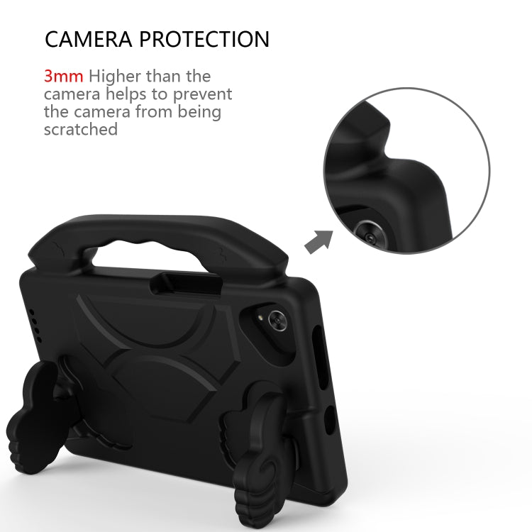 For Samsung Galaxy Tab A9 X110 Thumb Bracket EVA Shockproof Tablet Case(Black) - Galaxy Tab A9 by PMC TechLife | Online Shopping South Africa | PMC TechLife