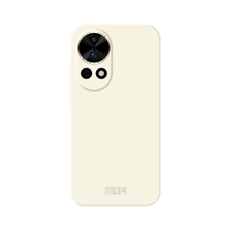 For Huawei nova 12 MOFI Qin Series Skin Feel All-inclusive PC Phone Case(Beige) - Huawei Cases by MOFI | Online Shopping South Africa | PMC Jewellery | Buy Now Pay Later Mobicred