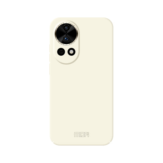 For Huawei nova 12 Pro / 12 Ultra MOFI Qin Series Skin Feel All-inclusive PC Phone Case(Beige) - Huawei Cases by MOFI | Online Shopping South Africa | PMC Jewellery | Buy Now Pay Later Mobicred