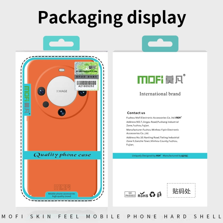 For Huawei nova 12 MOFI Qin Series Skin Feel All-inclusive PC Phone Case(Green) - Huawei Cases by MOFI | Online Shopping South Africa | PMC Jewellery | Buy Now Pay Later Mobicred