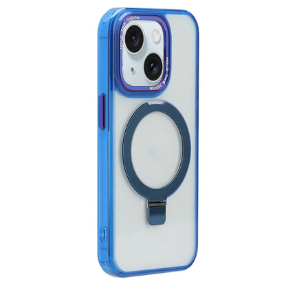 For iPhone 15 Plus Starlink Stand Clear Magsafe Phone Case(Blue) - iPhone 15 Plus Cases by PMC Jewellery | Online Shopping South Africa | PMC Jewellery