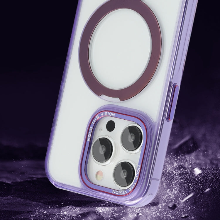 For iPhone 13 Pro Starlink Stand Clear Magsafe Phone Case(Transparent) - iPhone 13 Pro Cases by PMC Jewellery | Online Shopping South Africa | PMC Jewellery