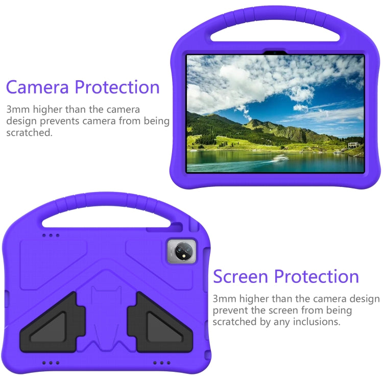 For Blackview Tab 8 WiFi 10.1 2023 EVA Shockproof Tablet Case with Holder(Purple) - Others by PMC TechLife | Online Shopping South Africa | PMC TechLife