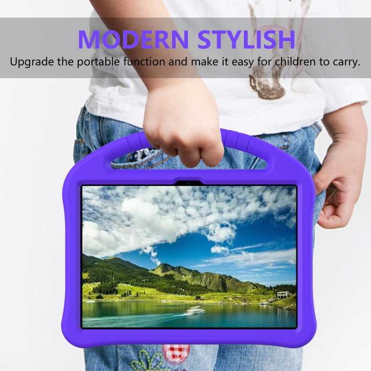 For Blackview Tab 8 WiFi 10.1 2023 EVA Shockproof Tablet Case with Holder(Purple) - Others by PMC TechLife | Online Shopping South Africa | PMC TechLife