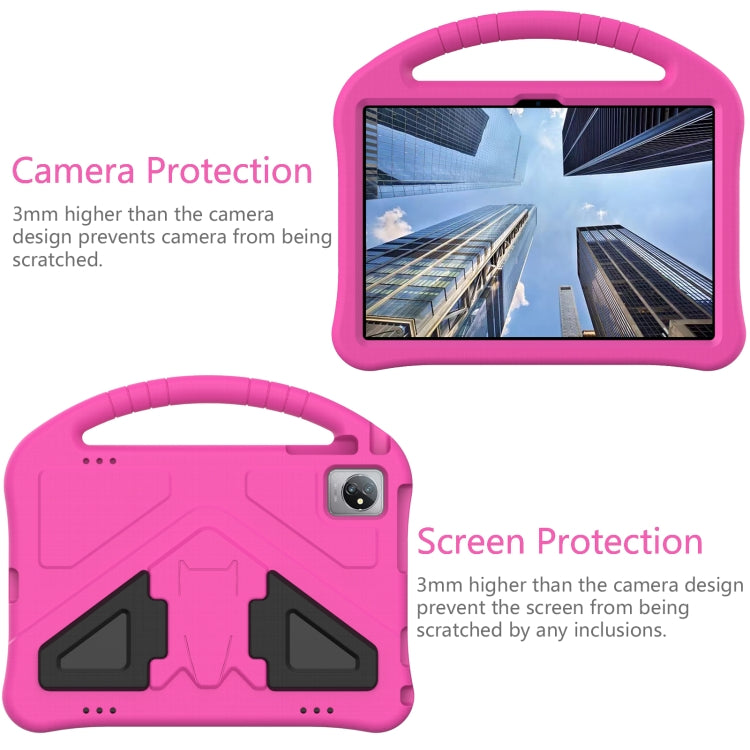 For Blackview OSCAL Pad 60 2022 EVA Shockproof Tablet Case with Holder(Rose Red) - Others by PMC TechLife | Online Shopping South Africa | PMC TechLife