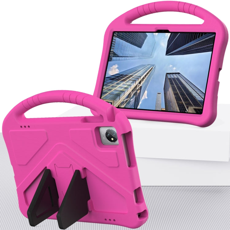 For Blackview OSCAL Pad 60 2022 EVA Shockproof Tablet Case with Holder(Rose Red) - Others by PMC TechLife | Online Shopping South Africa | PMC TechLife