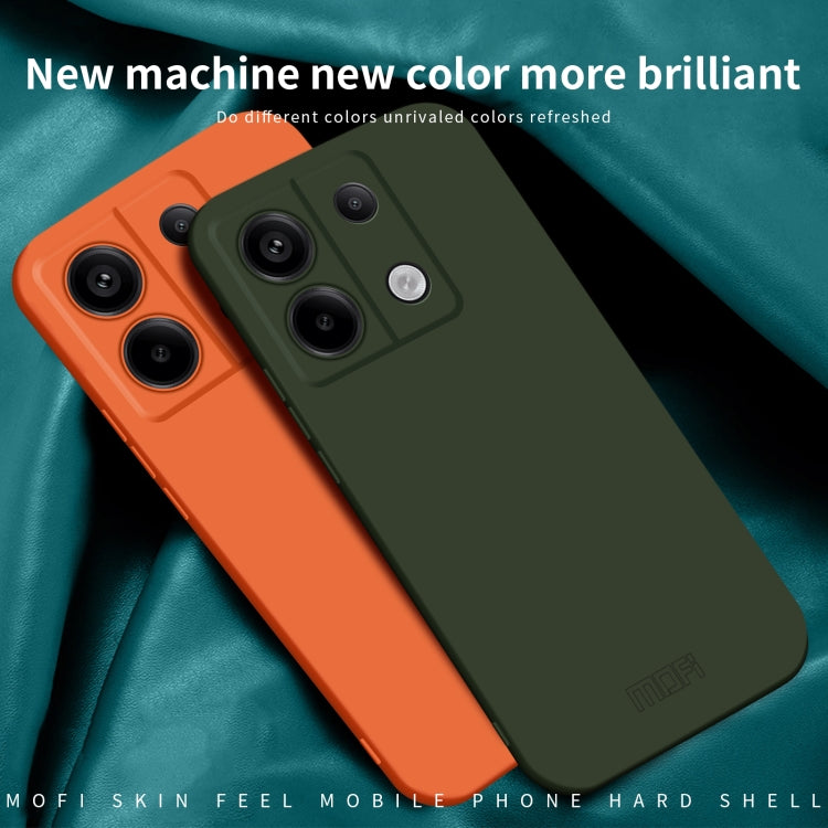 For Xiaomi Redmi Note 13 MOFI Qin Series Skin Feel All-inclusive PC Phone Case(Black) - Note 13 Cases by MOFI | Online Shopping South Africa | PMC TechLife