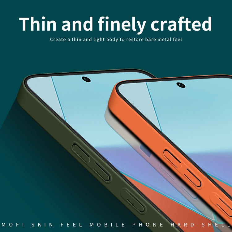 For Xiaomi Redmi Note 13 MOFI Qin Series Skin Feel All-inclusive PC Phone Case(Black) - Note 13 Cases by MOFI | Online Shopping South Africa | PMC TechLife