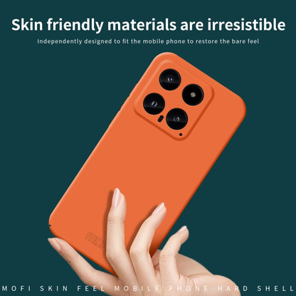 For Xiaomi 14 MOFI Qin Series Skin Feel All-inclusive PC Phone Case(Orange) - 14 Cases by MOFI | Online Shopping South Africa | PMC Jewellery