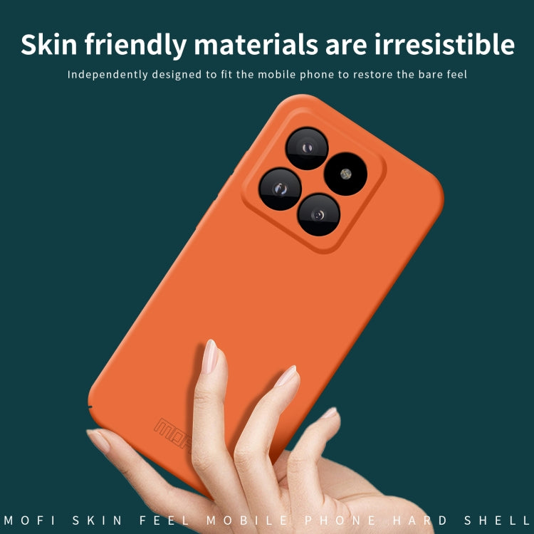 For Xiaomi 14 Pro MOFI Qin Series Skin Feel All-inclusive PC Phone Case(Gray) - 14 Pro Cases by MOFI | Online Shopping South Africa | PMC Jewellery