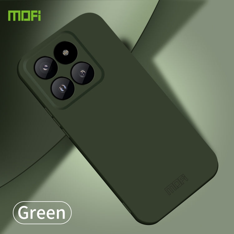 For Xiaomi 14 Pro MOFI Qin Series Skin Feel All-inclusive PC Phone Case(Green) - 14 Pro Cases by MOFI | Online Shopping South Africa | PMC Jewellery