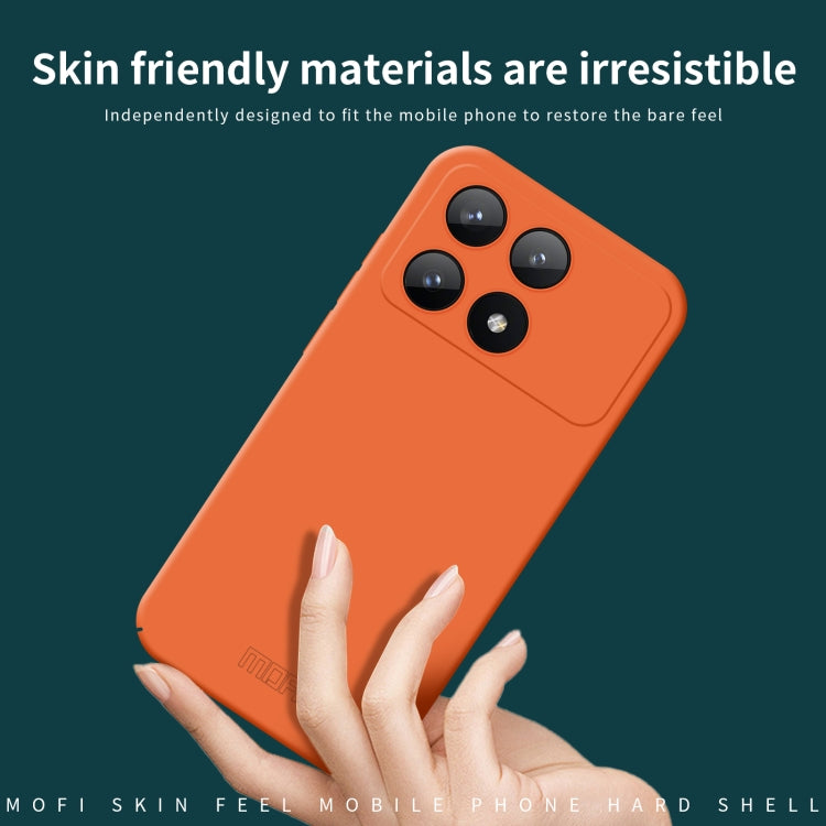 For Xiaomi Redmi K70E MOFI Qin Series Skin Feel All-inclusive PC Phone Case(Blue) - K70E Cases by MOFI | Online Shopping South Africa | PMC Jewellery