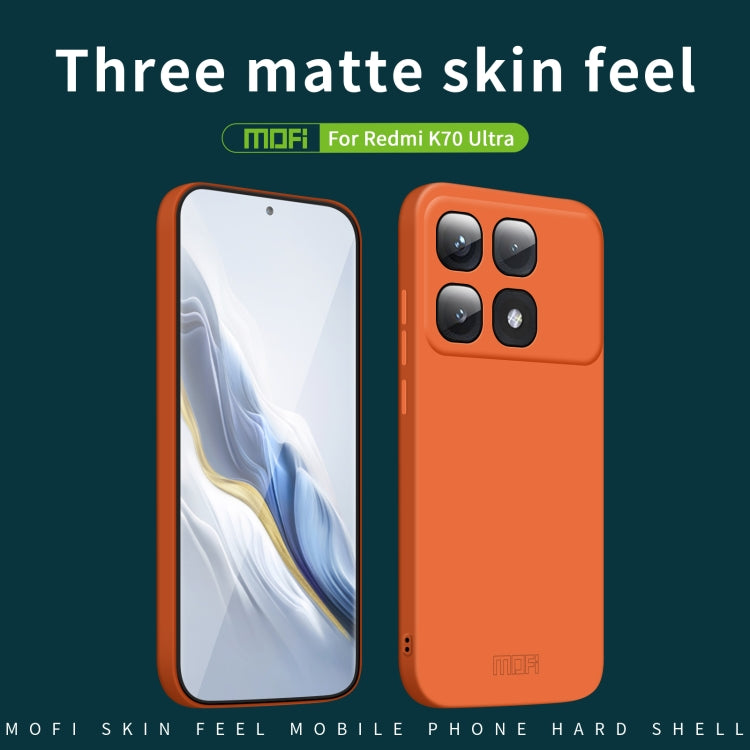 For Xiaomi Redmi K70 Ultra MOFI Qin Series Skin Feel All-inclusive PC Phone Case(Gray) - Xiaomi Cases by MOFI | Online Shopping South Africa | PMC Jewellery | Buy Now Pay Later Mobicred