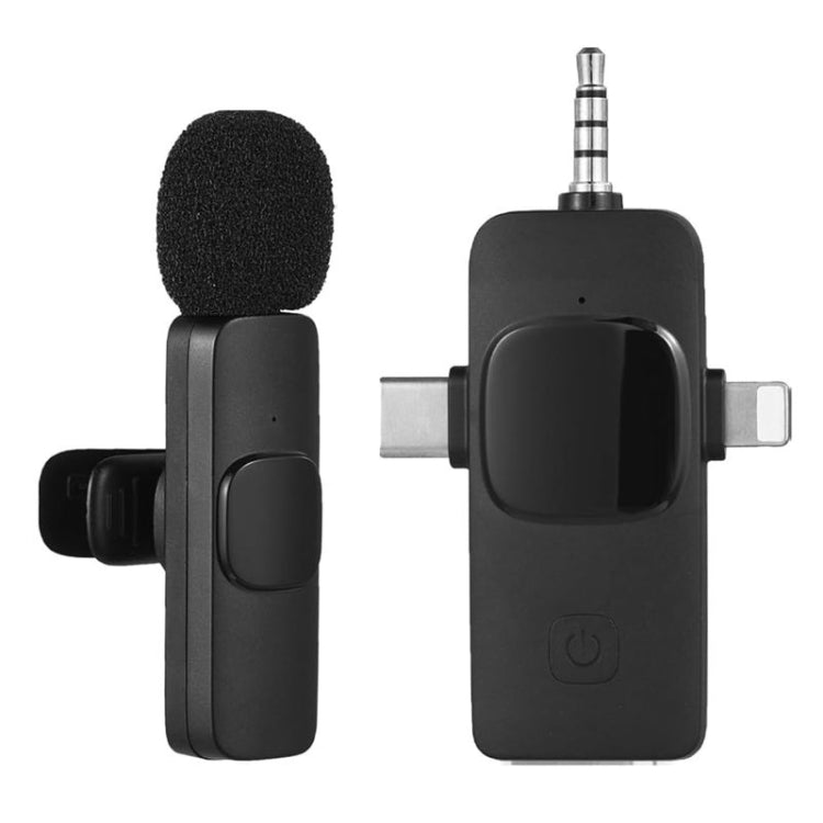 2 in 1 Wireless Lavalier Microphones for iPhone / Android - Microphone by PMC TechLife | Online Shopping South Africa | PMC TechLife | Buy Now Pay Later Mobicred