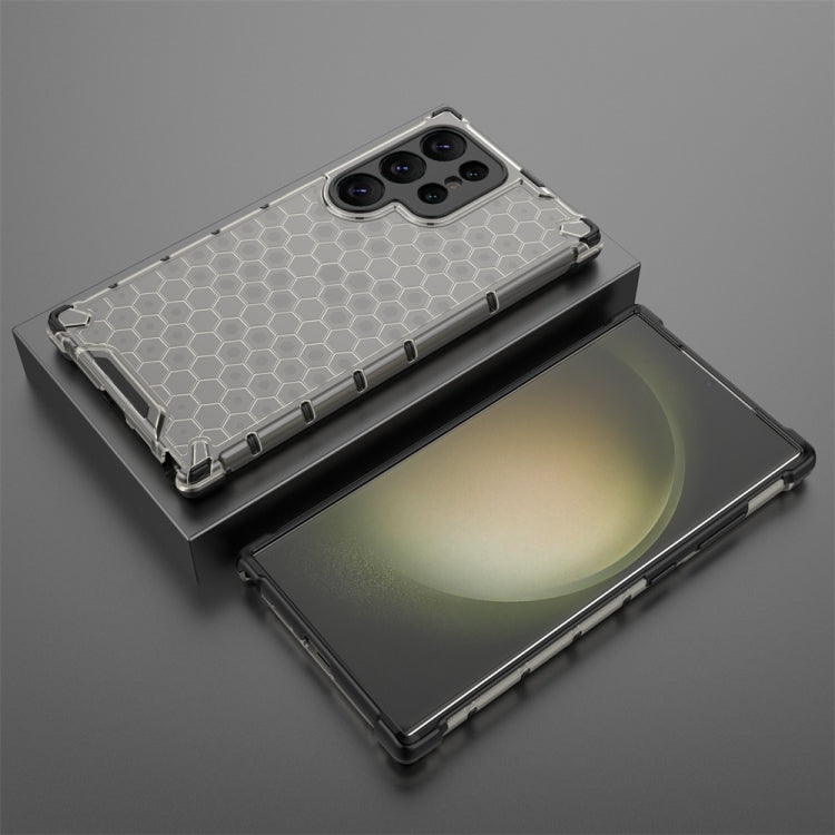 For Samsung Galaxy S24 Ultra 5G Shockproof Honeycomb Phone Case(Black) - Galaxy S24 Ultra 5G Cases by PMC TechLife | Online Shopping South Africa | PMC TechLife