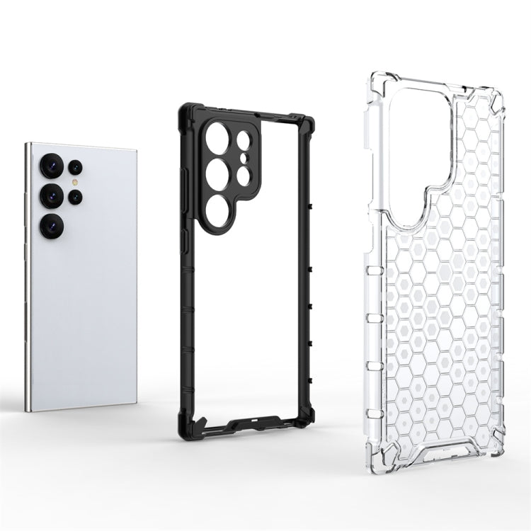 For Samsung Galaxy S24 Ultra 5G Shockproof Honeycomb Phone Case(Black) - Galaxy S24 Ultra 5G Cases by PMC TechLife | Online Shopping South Africa | PMC TechLife