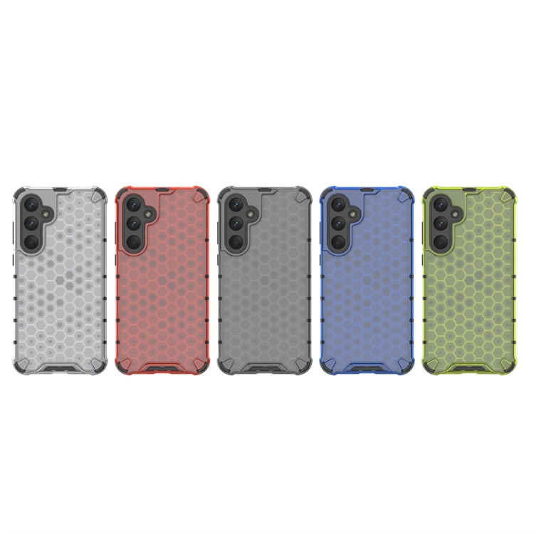 For Samsung Galaxy A55 Shockproof Honeycomb Phone Case(Green) - Galaxy Phone Cases by PMC TechLife | Online Shopping South Africa | PMC TechLife