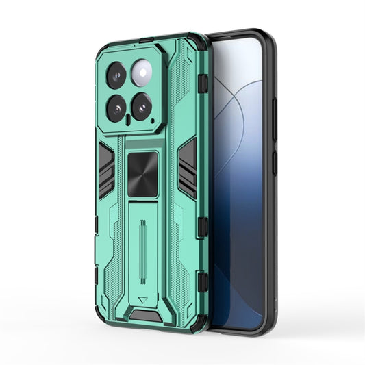 For Xiaomi 14 Supersonic Armor PC Hybrid TPU Phone Case(Green) - 14 Cases by PMC Jewellery | Online Shopping South Africa | PMC Jewellery | Buy Now Pay Later Mobicred