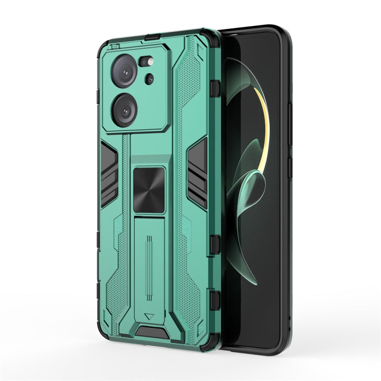 For Xiaomi 13T Supersonic Armor PC Hybrid TPU Phone Case(Green) - Xiaomi Cases by PMC TechLife | Online Shopping South Africa | PMC TechLife | Buy Now Pay Later Mobicred
