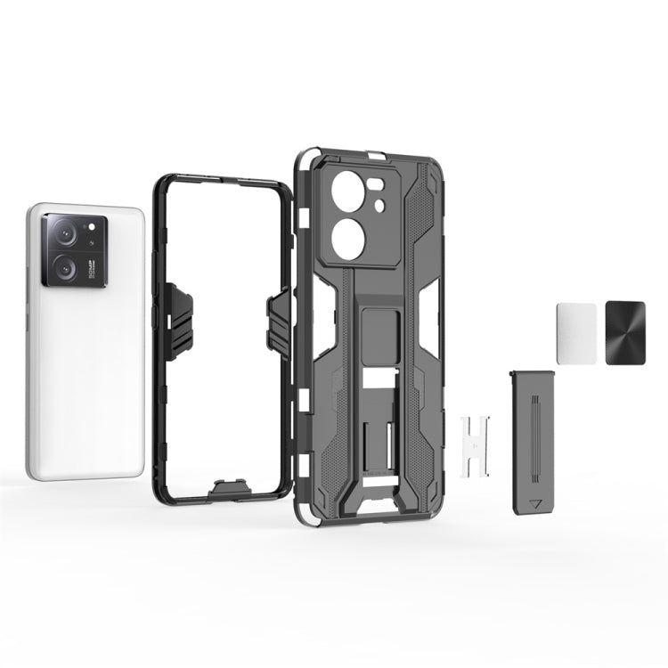 For Xiaomi 13T Pro Supersonic Armor PC Hybrid TPU Phone Case(Black) - Xiaomi Cases by PMC TechLife | Online Shopping South Africa | PMC TechLife | Buy Now Pay Later Mobicred