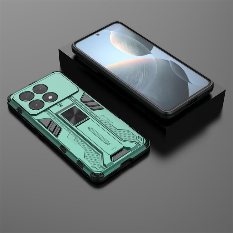 For Redmi K70E Supersonic Armor PC Hybrid TPU Phone Case(Green) - K70E Cases by PMC TechLife | Online Shopping South Africa | PMC TechLife