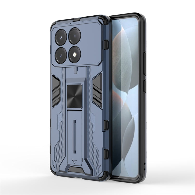 For Xiaomi Poco X6 Pro Supersonic Armor PC Hybrid TPU Phone Case(Blue) - free shipping - PMC TechLife - Order now!