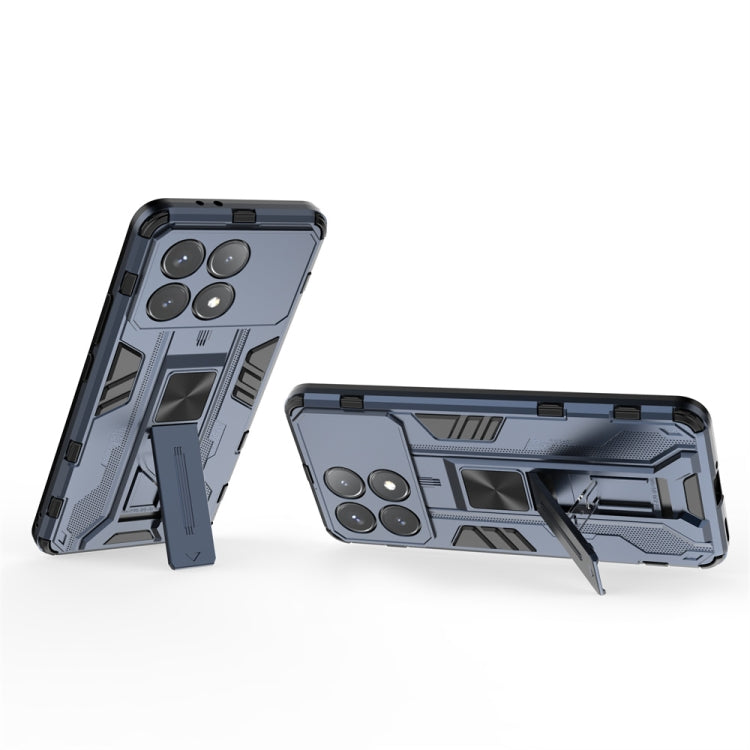 For Xiaomi Poco X6 Pro Supersonic Armor PC Hybrid TPU Phone Case(Blue) - free shipping - PMC TechLife - Order now!