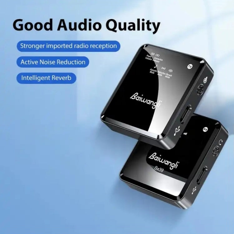 SX39 For iPhone Live Broadcast Wireless Microphone Lavalier Noise Reduction Microphone - free shipping - PMC TechLife - Order now!